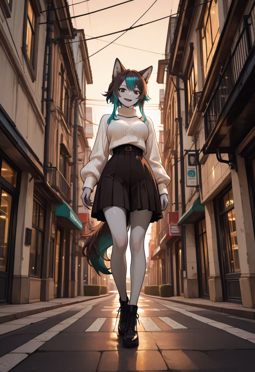 Exploring the city streets today in my favorite fit. Can you guess where I'm headed? 🏙️✨ #ootd #citylife #fashiongram #streetstyle #outfitinspo #urbanstyle #exploring #cityvibes #aesthetic #reistyle #dailylook