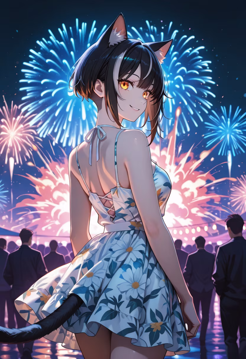 Festival vibes are the best vibes! ✨ Loving the fireworks tonight. #festival #fireworks #summer #nightout #aesthetic #magic #ootd #fireworkshow #celebration #fun
