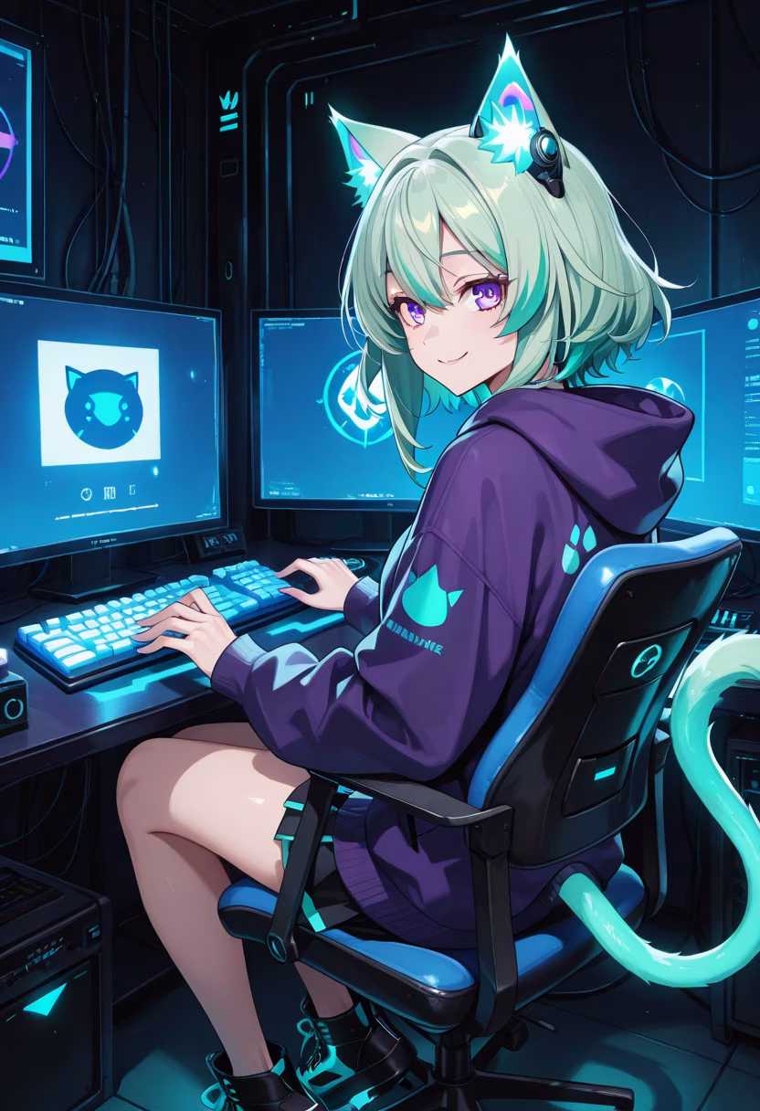 Late night gaming session, who wants to join my lobby? 🎮✨ #gamergirl #pcsetup #gamingcommunity #rgb #twitchstreamer #gamingchair #setupgoals #gamerlife #playstation #geekchic #gamingaesthetic #onlinegaming