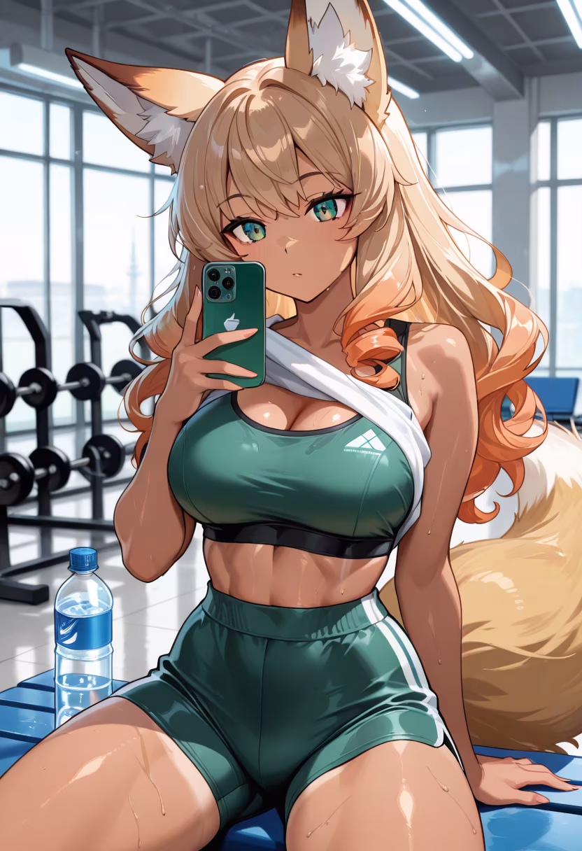 Sweat now, shine later. The workout today was intense! #fitnessmotivation #gymlife #gymrat #postworkout #healthylifestyle #fitspo #gains #workoutroutine #activewear #selfcare #gymselfie