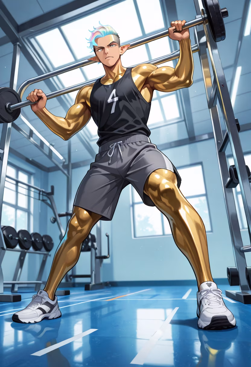Sweat is just fat crying, right? Time to hit the weights. 💪 #gymrat #fitness #shun #workout #gains #gymlife #training #motivation #muscle #health #lifestyle #fitfam