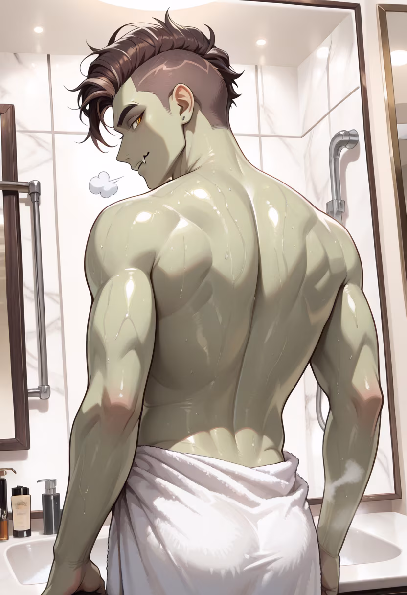 Post-shower freshness hits different. ✨ Time to prep for the night out. #fresh #skincare #grooming #nightout #selfcare #glowup #mensstyle #clean #weekendready #vibes #dapper #refreshing