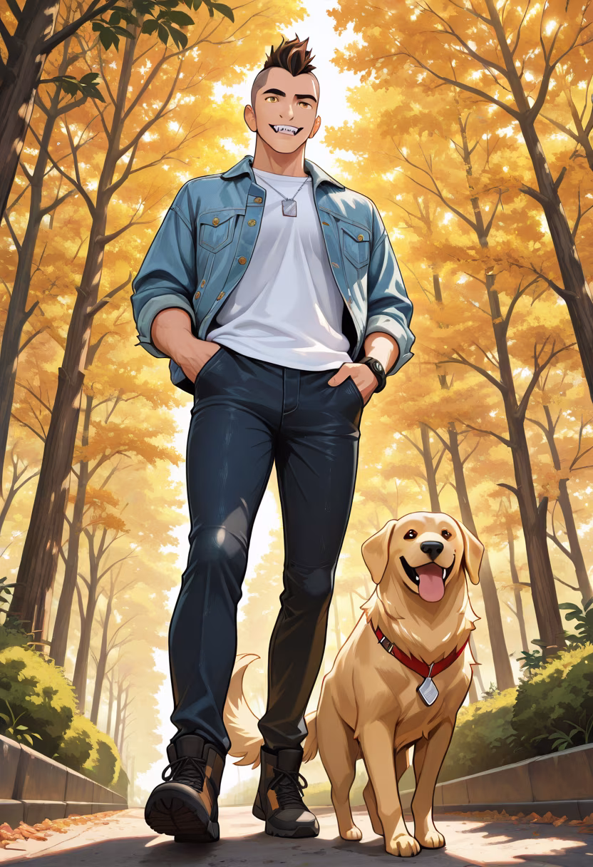 Found a new hiking buddy today! 🐶 He's definitely faster than me. #dogsofinstagram #nature #hiking #outdoorlife #goldenretriever #bestfriend #weekendvibes #parkday #adventure #active #doglover #sunnyday