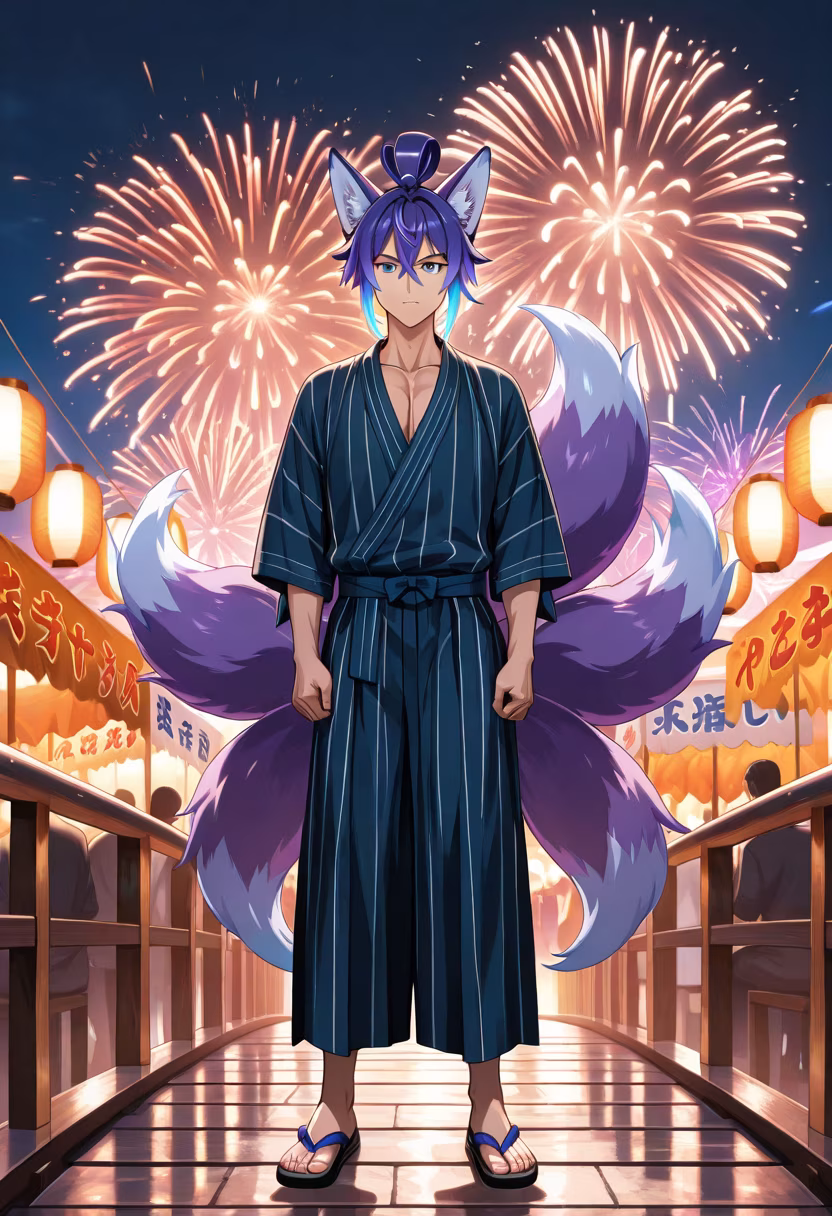 It’s way too cold for this, but the fireworks were worth it. #SummerFestival #Fireworks #YukataSeason #Matsuri #SummerVibes #NightSky #SummerNight #Festival #Memories #EveningOut #FireworkDisplay #Seasonal