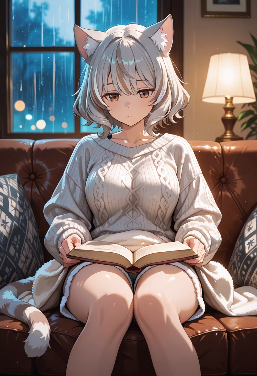Rainy days are best spent tucked away with a good story. Hope your day is as peaceful as mine. 📖☕ #cozyvibes #rainyday #readingnook #slowliving #bookstagram #darudere #shiori #afternoontea #cozyhome #bookworm #peaceful #stayin