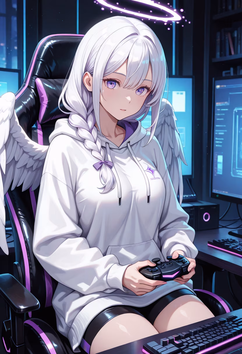 Late night grinding for the leaderboard. Who wants to join the lobby? 🎮👾 #gamergirl #pcsetup #rgb #gamingcommunity #nightshift #streamerlife #controller #playstation #setupinspiration #chillvibes #levelingup #akari