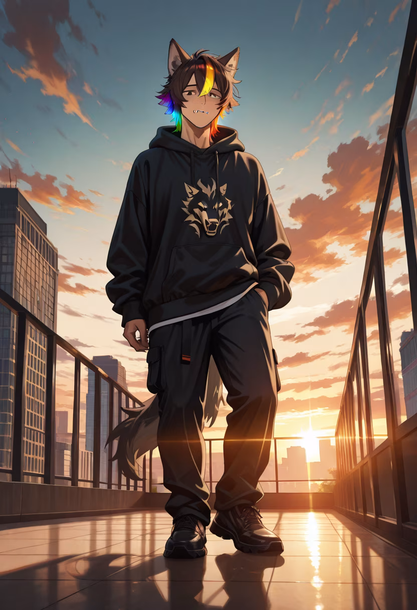Caught the perfect light today. Rooftops always help me clear my head. 🌇✨ #rooftopvibes #goldenhour #peaceful #skyline #cityviews #dandere #moodyphotography #aesthetic #chillvibes #mensfashion #citylife #goldenlight