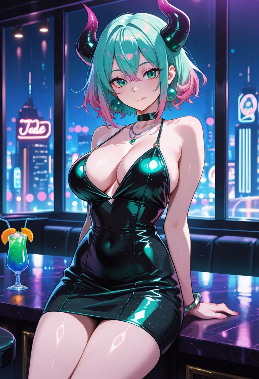City lights and my favorite drink. πΈβ¨ Who's joining me for a late night out? #nightout #cityvibes #cocktails #nightlife #aesthetic #sparkle #girlsdaily #fashiongram #nightphotography #citylife #neonlights #vibes