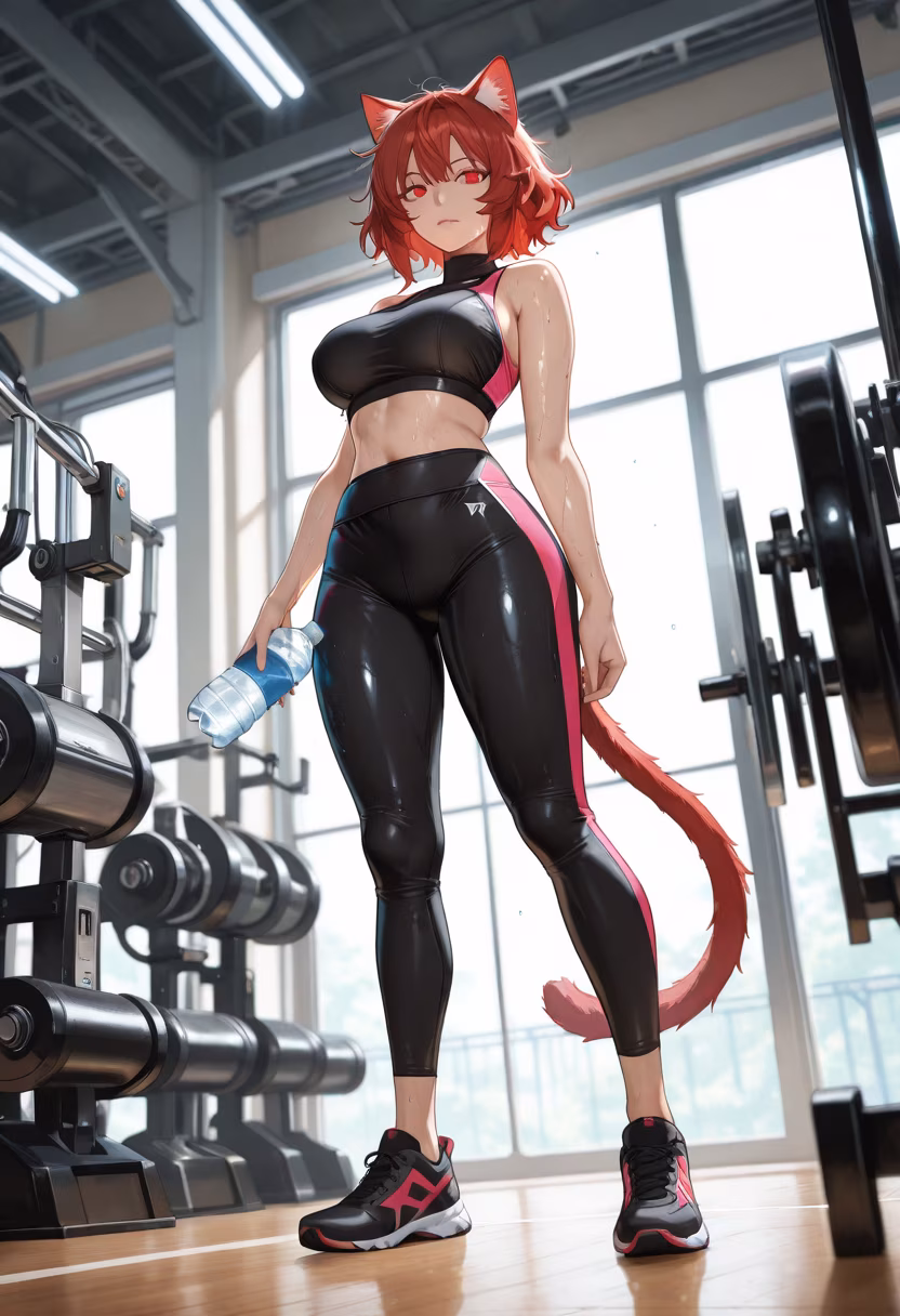Crushing my goals today, even if it feels like the whole world is watching. Who else is hitting the gym? 💪✨ #fitnessjourney #gymmotivation #gains #workoutroutine #fitlife #noexcuses #healthylifestyle #gymrat #determination #positivevibes #wellness #trainingday