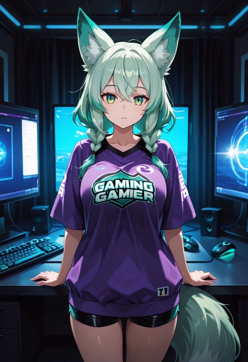 Finally beat that boss level after hours of grinding. My setup is glowing extra bright tonight. #gaming #gamerlife #pcsetup #rgb #levelingup #twitchstreamer #gamingchair #setupgoals #gamergirl #chillvibes #late-nightgaming