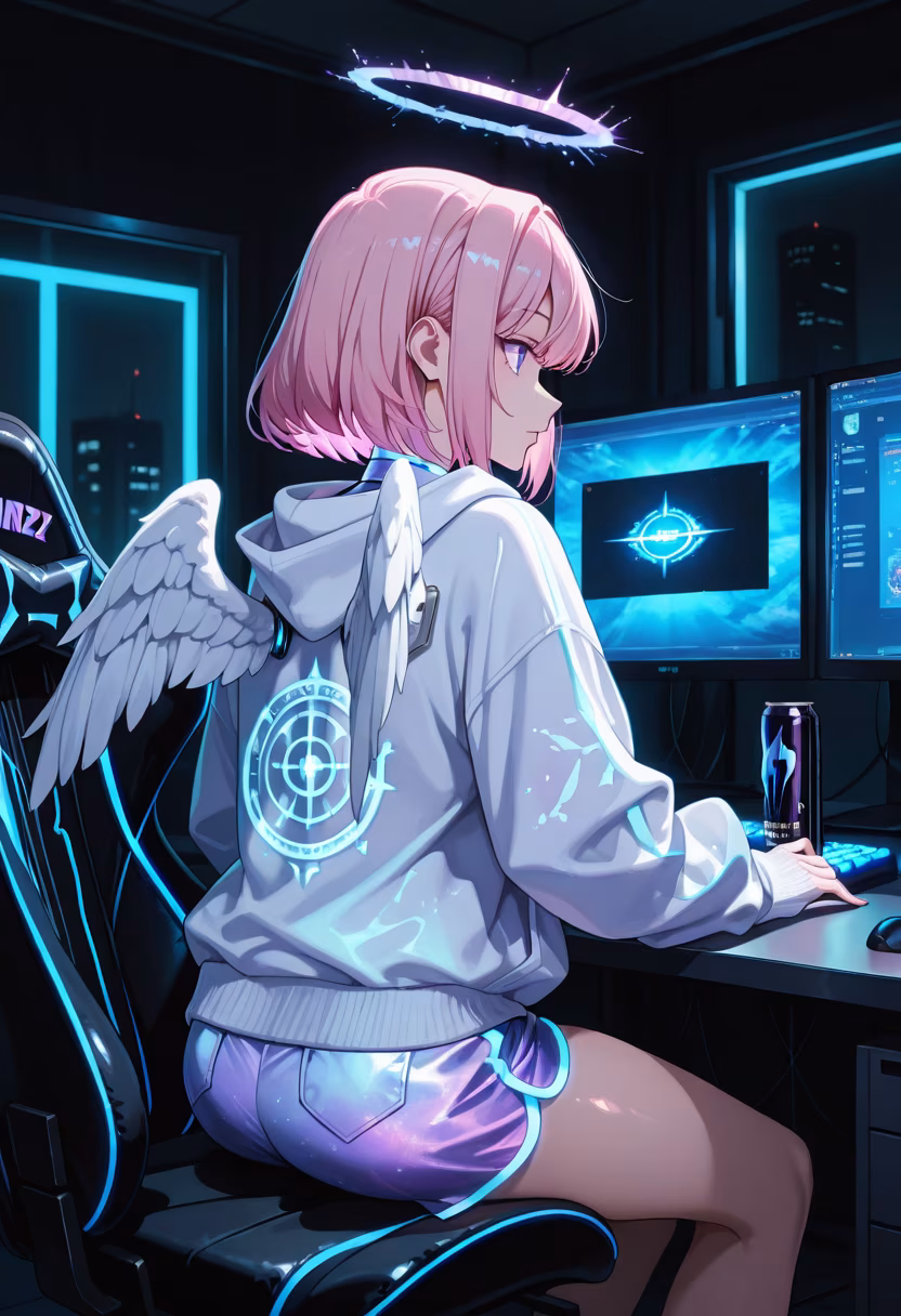 Late night grind, finally reached the final boss! Who else is gaming tonight? 🎮✨ #gamerlife #pcsetup #rgb #gamingcommunity #nightshift #gamergirl #setupgoals #battlestation #streamerlife #gamingislife #finalboss #gamer
