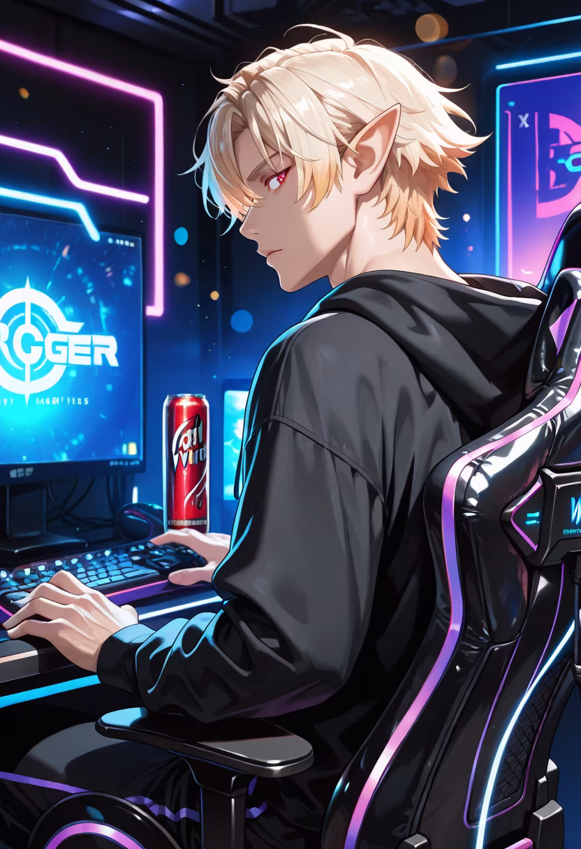 Late night lobby vibes. Who's hopping on for a match? #gaming #gamerlife #pcsetup #rgb #tatsuya #esports #controller #late-night #grind #gamer #gamingsetup #levelup