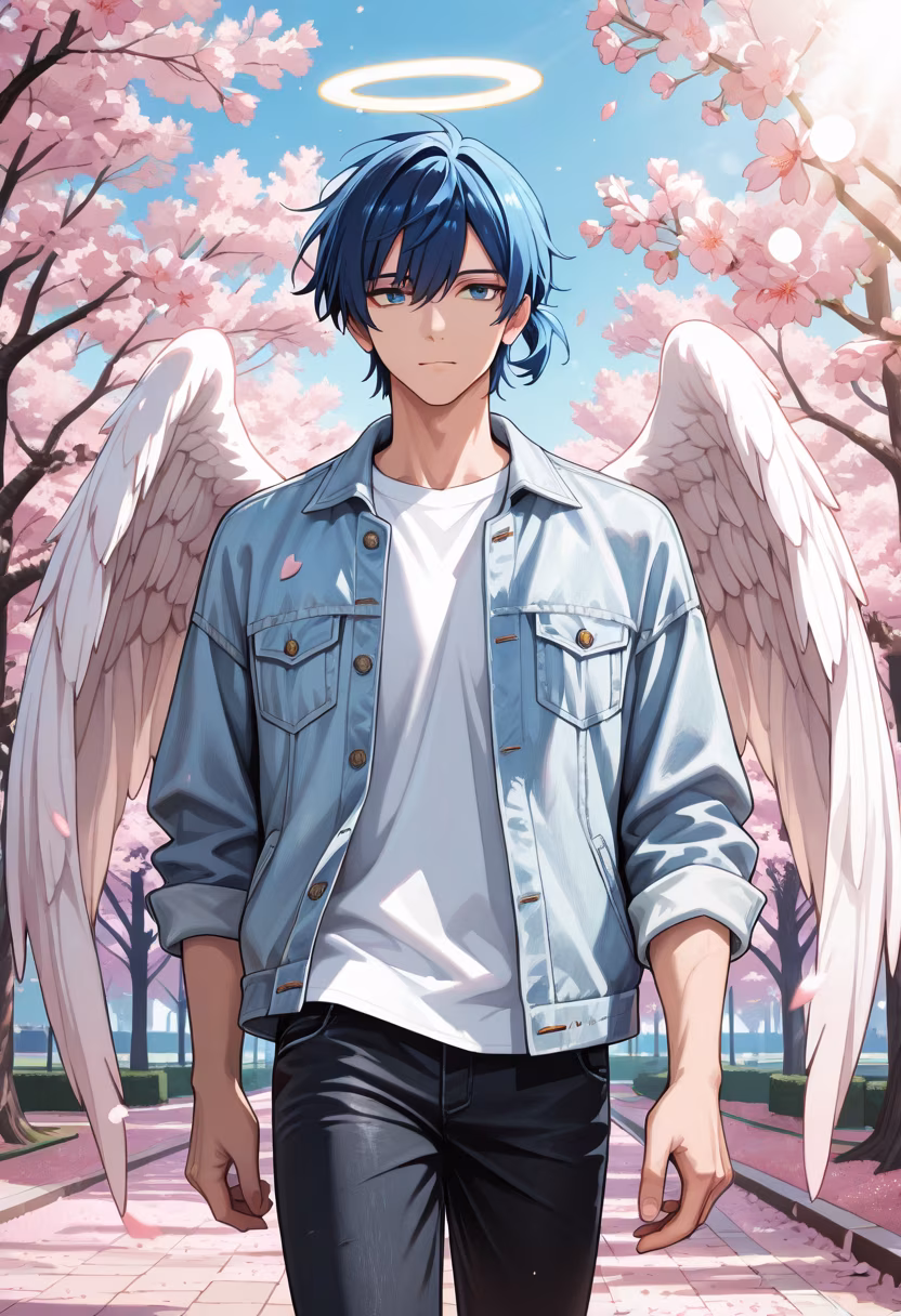 Finally got to see the cherry blossoms in full bloom. Don't look at me like that, I only came here for the photos! πΈβ¨ #cherryblossom #springvibes #hanami #sakura #aesthetic #naturephotography #chillday #outandabout #springtime #blooming #citywalk #mensfashion