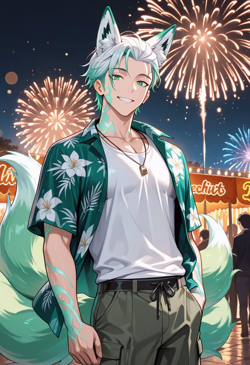 Nothing beats the first fireworks of the season with you all! Hope your night is as bright as the sky. 🎆✨ #summernights #fireworks #festivalvibes #nightlife #summerfun #memories #ootd #summer2024 #goodtimes #vibe #festivalstyle #summeraesthetic