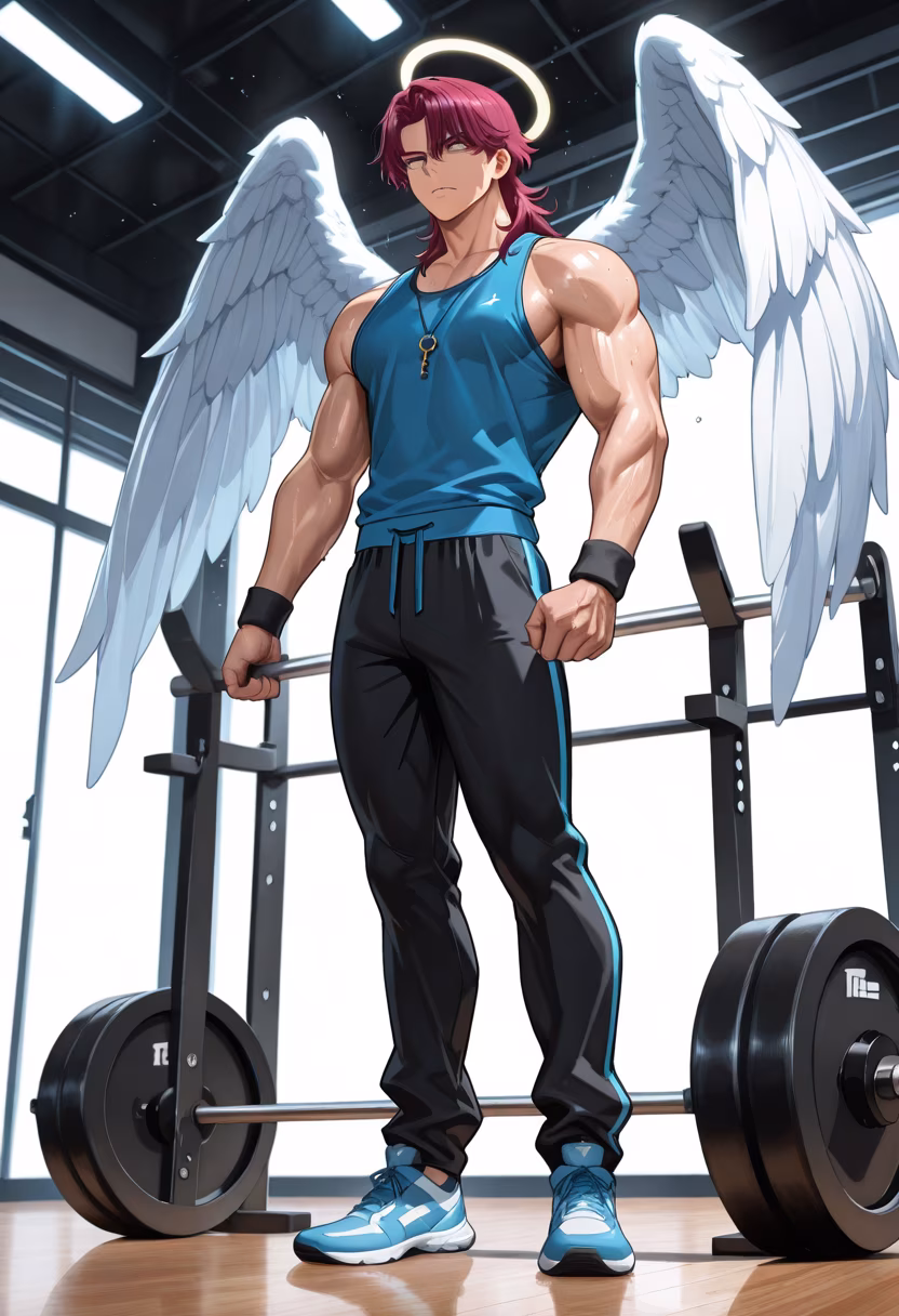 Crushed the PR today. Don't stare too long, it's just a workout. 🙄 #gymlife #gains #fitnessmotivation #noexcuses #beastmode #workoutgrind #mensfitness #gymrat #motivation #fitfam #hardwork #discipline
