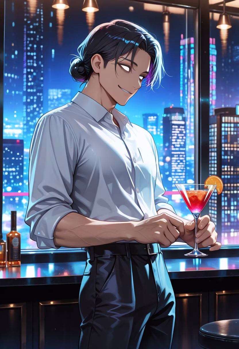 City lights and neon nights. Who's grabbing a drink with me tonight? πΈβ¨ #nightout #citylife #neonlights #vibes #ootd #drinks #nightlife #partytime #cheers #goodtimes #mensfashion #tatsuya