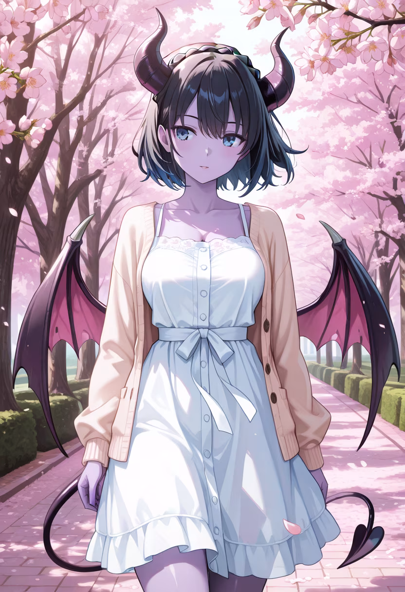 Finally got a chance to see the cherry blossoms before they're all gone! Don't look at me like that, I just happened to be in the area. πΈβ¨ #sakuraseason #cherryblossomviewing #springvibes #hanami #dayout #animeaesthetic #tsundere #springoutfit #pinkpetals #sunnyday #naturephotography #influencerdaily