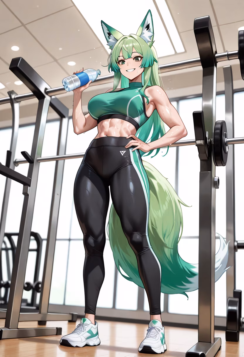 Crushed that morning workout! Feeling so energized today, how are you all doing? 💪✨