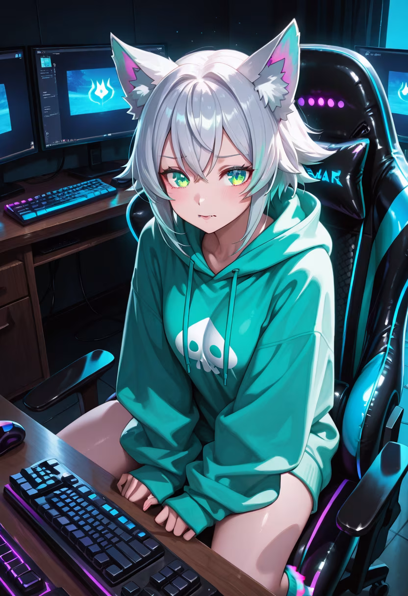 Finally finished setting up my new PC! Time for an all-nighter. 🎮✨ What are you all playing tonight? #gaming #gamerlife #pcsetup #rgb #cozyvibes #gamingcommunity #nightshift #streamer #gamers #setupgoals #pcbuild #gamergirl