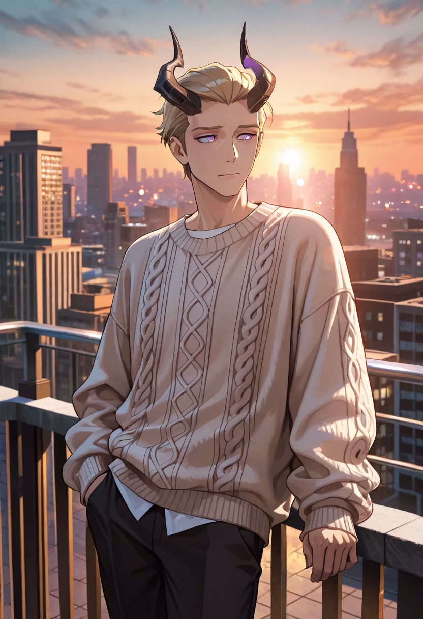 Found the perfect spot to watch the sunset today. Sometimes you just need a moment of quiet. 🌇✨ #sunsetvibes #rooftop #goldenhour #chillmood #quietmoments #cityscape #aesthetic #peaceful #skyline #dandere #husbando #urbanphotography