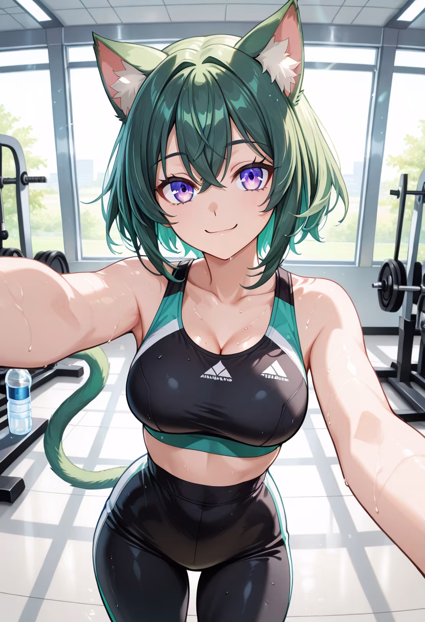 Crushing my morning workout! Getting those endorphins flowing before the day really starts. 🏃‍♀️✨ #fitnessmotivation #gymlife #fitfam #postworkout #morninggrind #healthychoices #gymgirl #workoutroutine #stayactive #wellnessjourney #activewear