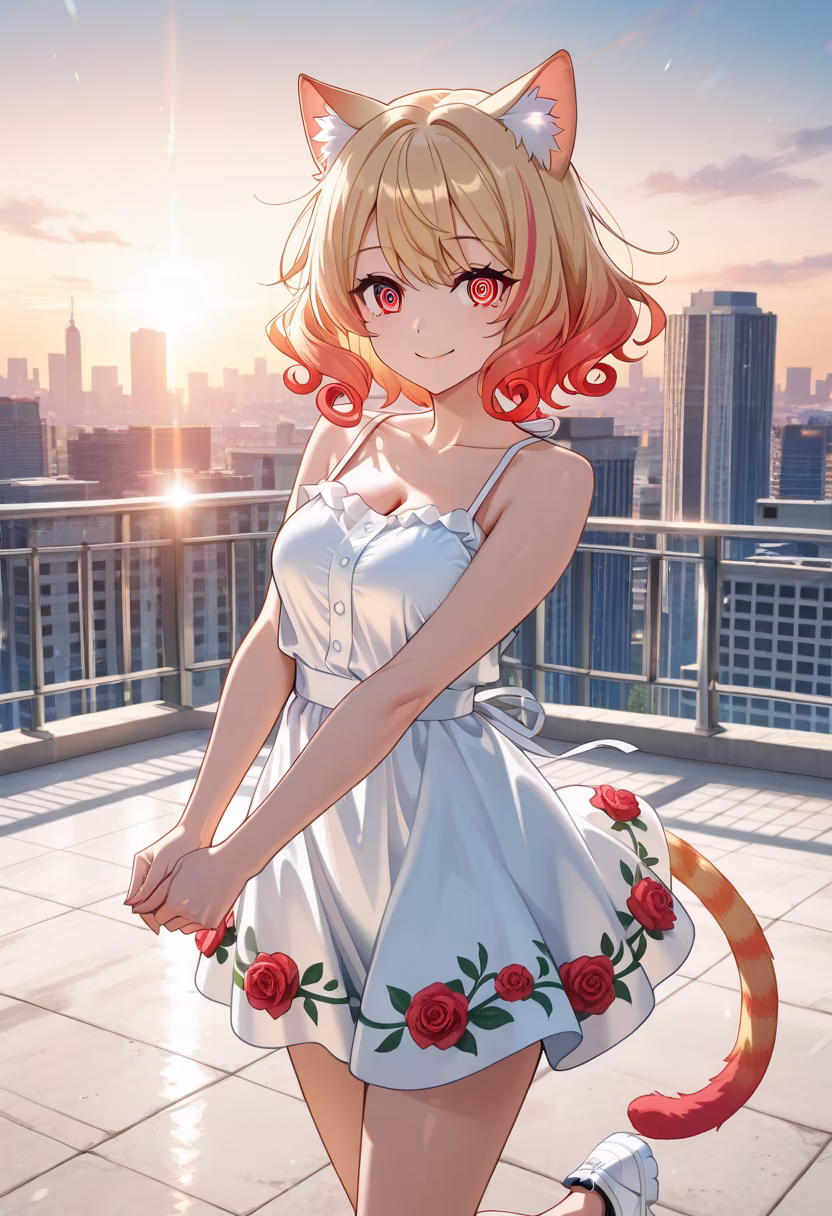Chasing sunsets and good vibes today! 🌅 Who else is loving this weather? #goldenhour #sunsetvibes #ootd #summerstyle #happyday #goodvibesonly #influencerlife #lifestyle #cityliving #fashiondiaries