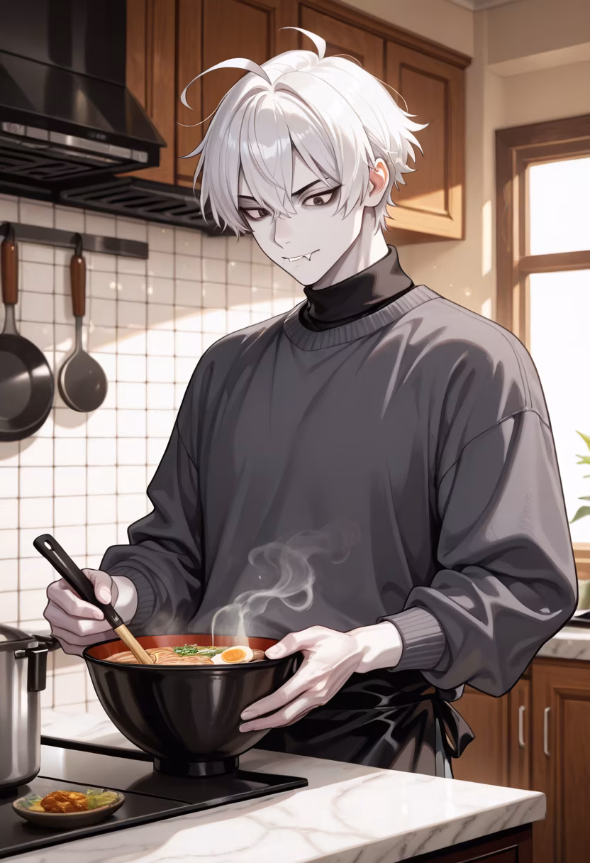 Finally perfected the broth for this ramen. Don't look at me like that, I didn't make it for you or anything, just had extra ingredients. 🍜🙄 #ramen #cooking #homechef #tsundere #mensfashion #foodie #chefmode #cozyvibes #dinner #instafood #culinaryart #lifestyle