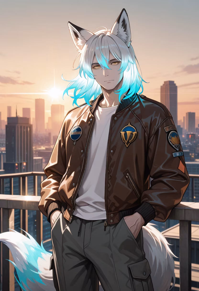 Found the perfect spot to watch the sun go down. Don't stare too long, okay? 🌇 #sunset #rooftop #cityvibes #goldenhour #chill #mood #mensfashion #aesthetic #streetwear #views #vibing #dontstare