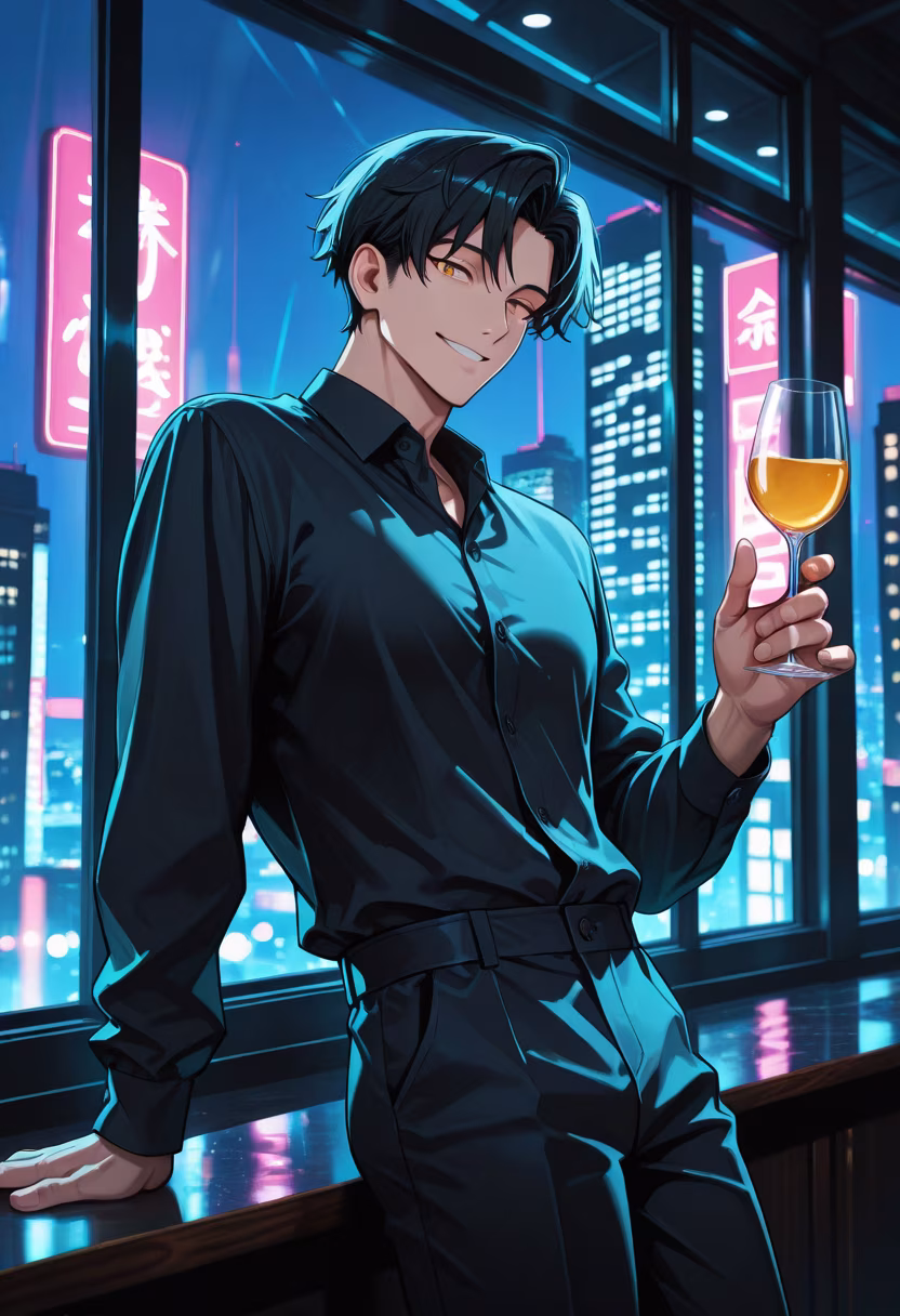 City lights and neon nights. Who's grabbing a drink with me tonight? 🥃✨ #nightout #citylife #neonlights #vibes #cocktails #mensstyle #nightlife #streetstyle #weekendmood #cheers #instagood #styleinspo