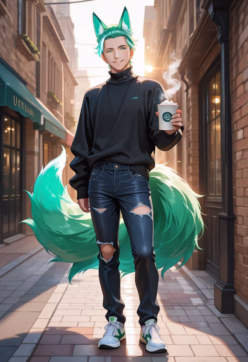 Nothing beats a crisp morning coffee in the city. How is everyone's Tuesday starting? ☕✨ #coffeelover #cityvibes #ootd #streetstyle #morningmotivation #mensfashion #aesthetic #urbanliving #minimalist #styleinspo #dailydose #goodvibes
