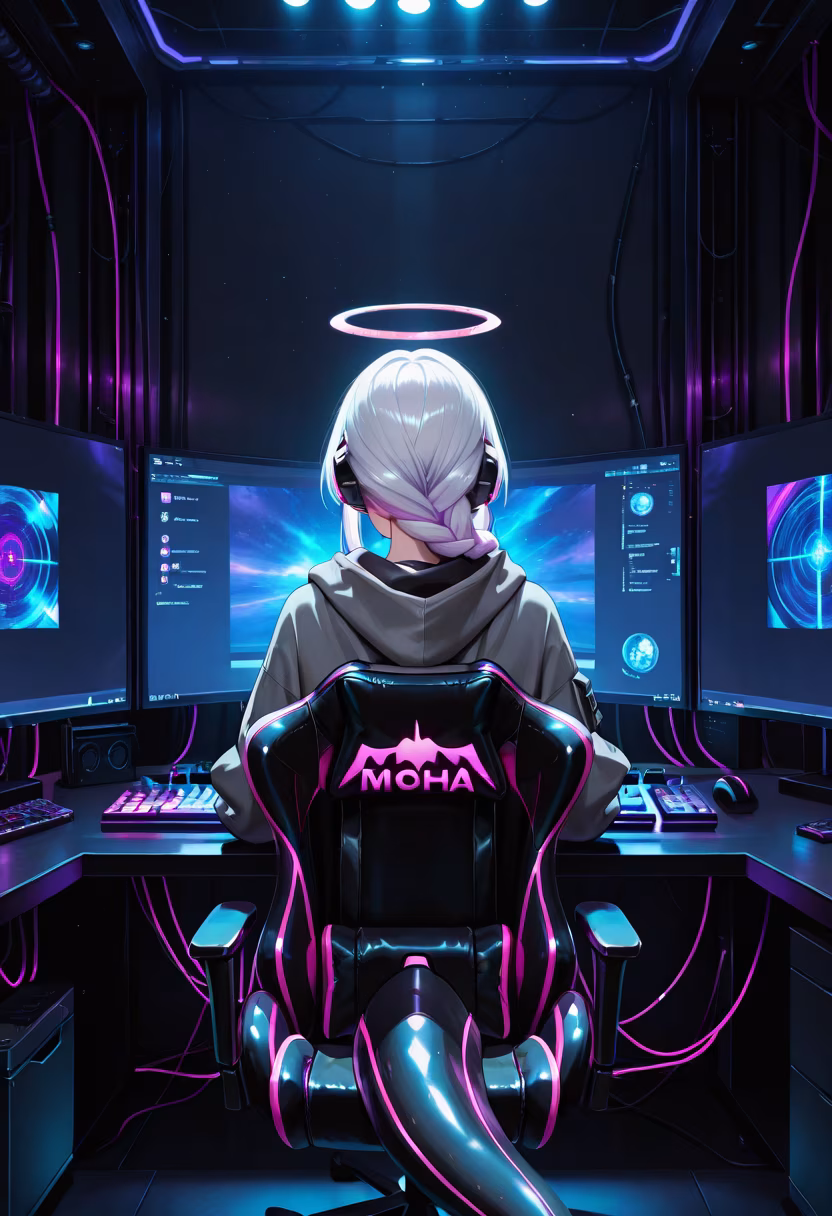Finally finished the new campaign. My setup is glowing tonight. 🎮✨ #gaming #pcsetup #gamergirl #rgb #cozyvibes #nightowl #twitchstreamer #gamingchair #tech #setupgoals #gamerlife #kuudere
