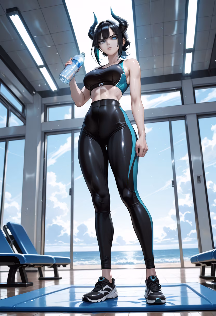 Finally done with my cardio session! Don't look at me like that, I only came here to stay in shape. 🙄💦 #gymlife #fitnessjourney #cardioqueen #noexcuses #workoutmotivation #tsunderemode #gymgirl #healthylifestyle #sweat #fitfam #gains #gymgrind