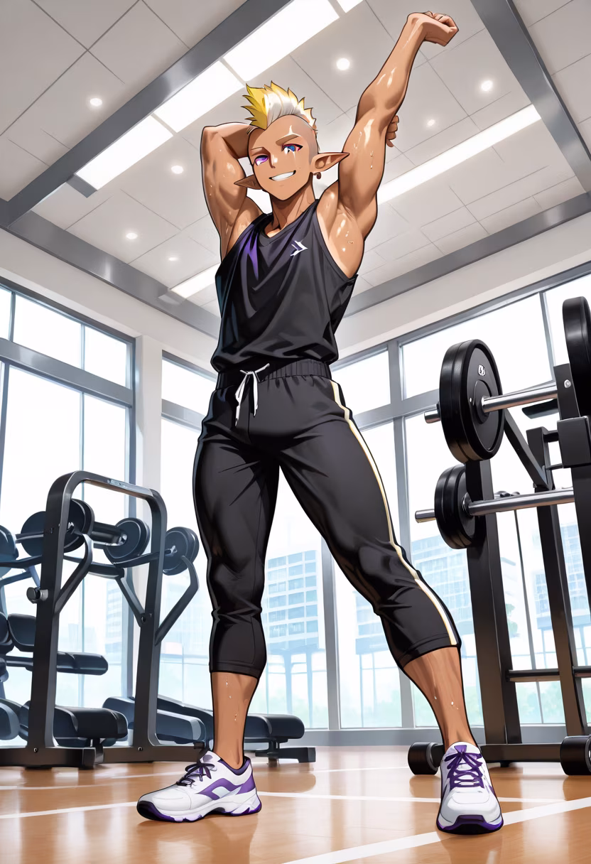 Crushing my goals today! The grind doesn't stop. Who else is hitting the gym today? #fitness #gymlife #workout #motivation #gains #fitfam #hardwork #lifestyle #athlete #gymrat #training #health