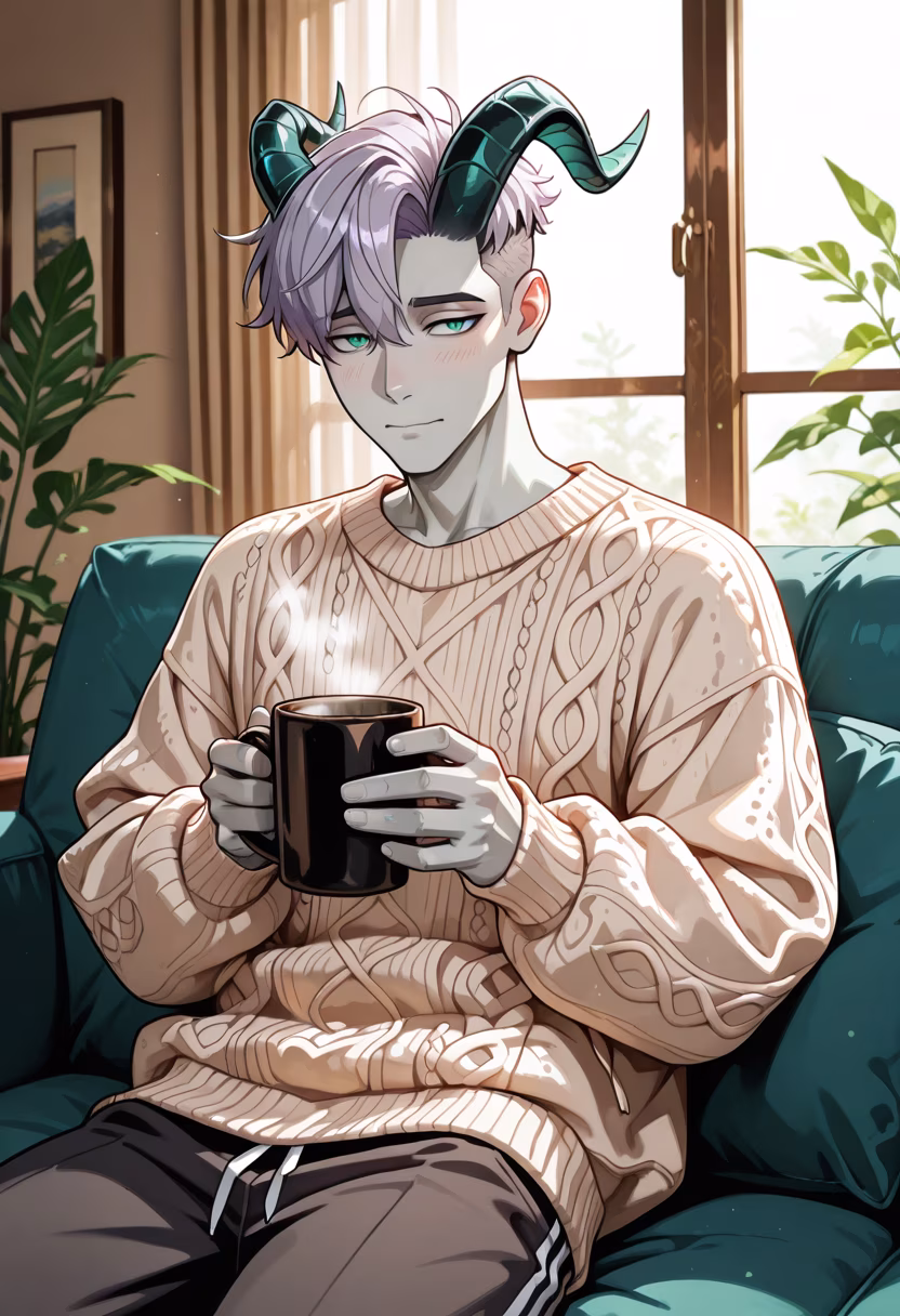 Just hanging out at home today, feeling kind of low-key. Hope you guys are having a peaceful Sunday! ☕️✨ #lazyday #chillvibes #sundaymood #homebody #quiettime #reading #coffeeaddict #cozyhome #simplelife #relaxing #vibes #takeshi