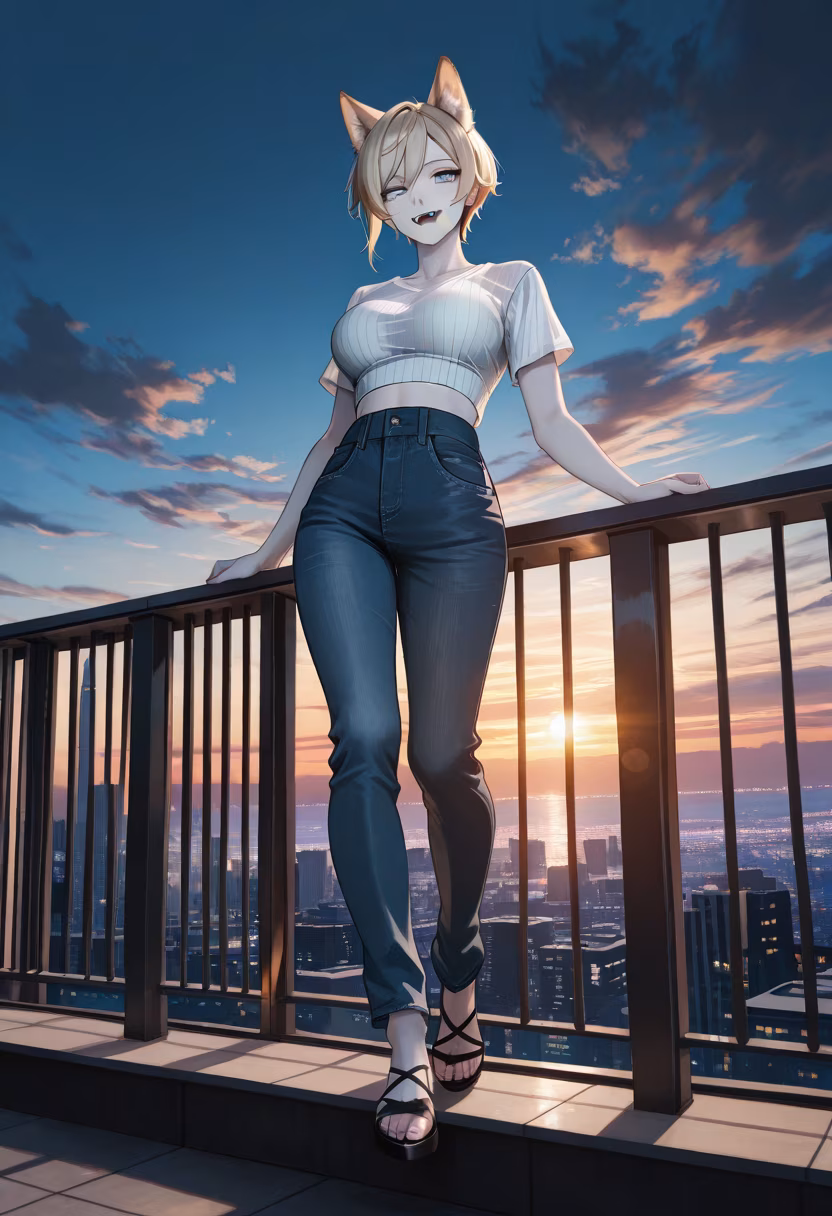 Found the perfect spot to watch the sun dip below the horizon. The city looks so quiet from up here. 🌇✨ #rooftopvibes #goldenhour #citylights #skyline #peaceful #eveningglow #aesthetic #mood #nightview #tokyovibes #mindfulness #breathtaking