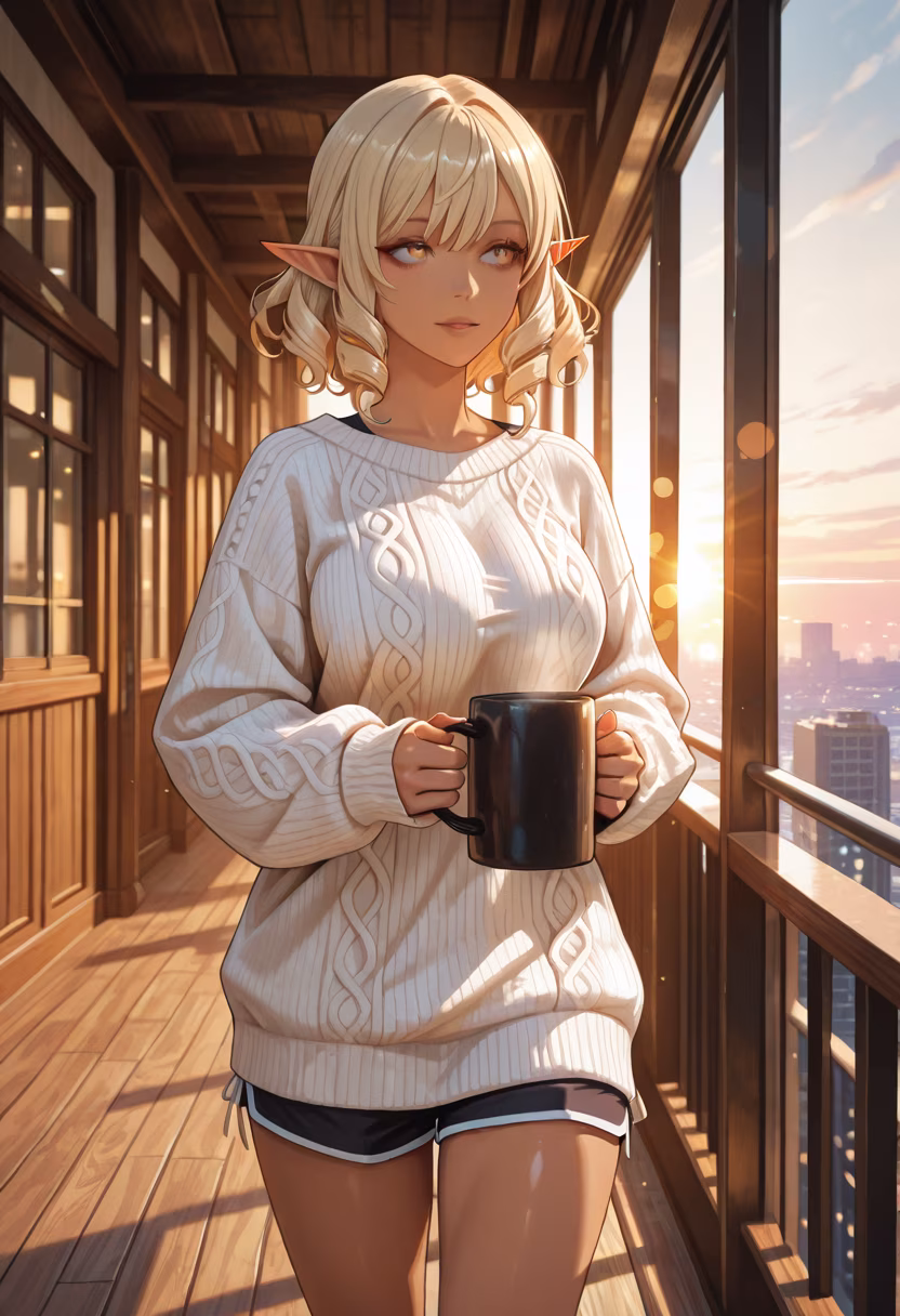 Watching the sunrise with my coffee, finally some peace and quiet. ☕️✨ Can’t wait for what today brings. #morningvibes #coffeeaddict #sunrise #balconylife #slowmorning #peaceful #newday #blessed #goodmorningworld #cozyvibes