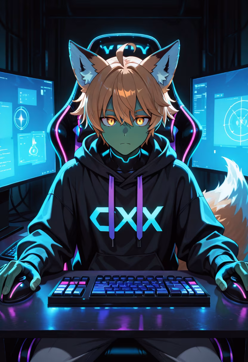 Late night grinding! Finally hit top rank on this new title. What are you guys playing tonight? #gaming #gamerlife #pcsetup #rgb #nightowl #twitchstreamer #victory #setupgoals #gamer #gamingsetup #levelup #chillvibes