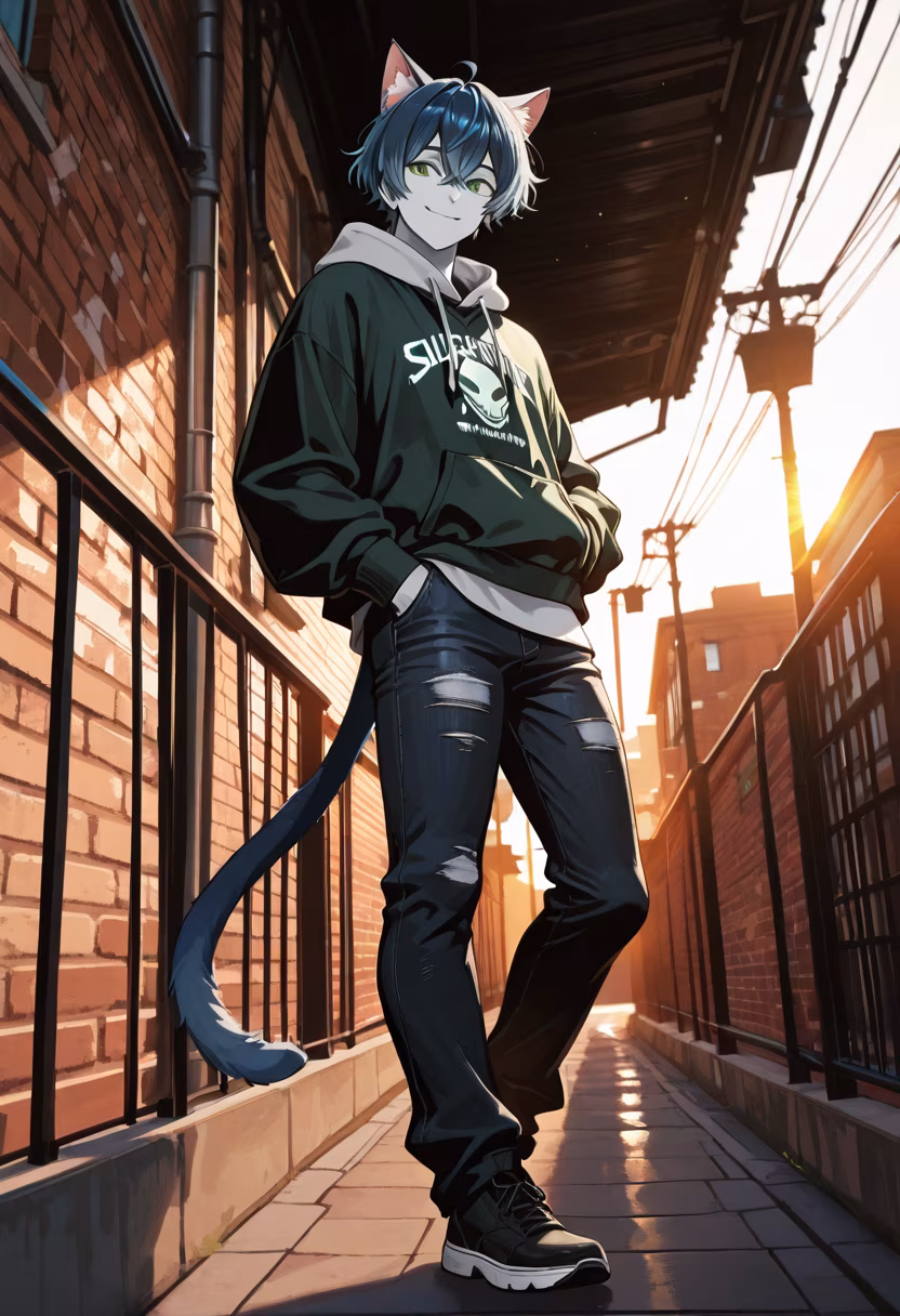 Finally got my hands on this fit! Does it suit me? Let me know in the comments below! 🏙️✨ #OOTD #StreetStyle #UrbanFashion #MensStyle #Hypebeast #StyleInspo #OutfitCheck #LookOfTheDay #CityVibes #FreshFit #Mode #MensWear