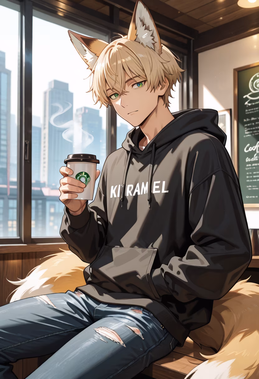 Just taking a quick break from everything... finally catching some fresh air. ☕️ Don't miss me too much, okay? #chill #cozyvibes #dayoff #aesthetic #urbanlife #mensstyle #streetwear #relaxation #downtime #quietmoment #selfcare #mood