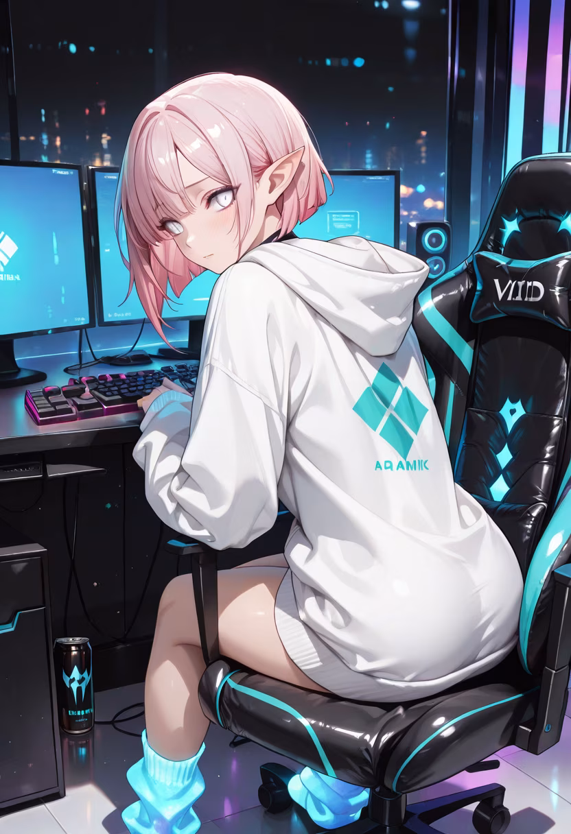 Late night gaming sessions just hit different. 🎮✨ Who else is still up grinding tonight? #gaming #gamergirl #pcsetup #rgb #late-night-gaming #gamerlife #cozyvibes #controller #pcgaming #neonlights #streamer #gamingcommunity