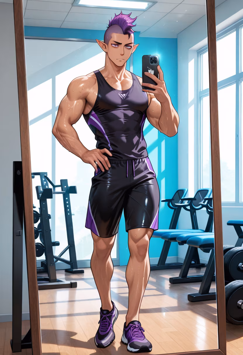 Pushed myself to the limit today, and honestly? No one is going to stop me from reaching my goals. See you at the top. #fitnessmotivation #gymlife #gains #workout #motivation #grind #fitspo #ren #gymrat #determination #fitnessjourney #beastmode