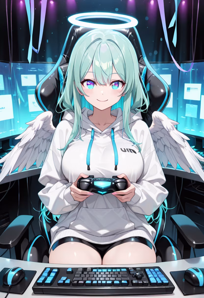 Finally finished my new gaming setup and I'm obsessed! 🎮 Ready to carry you all tonight, who's jumping in? #gamergirl #pcsetup #rgb #gamingcommunity #gamingsetup #twitchstreamer #gamerlife #playstation #pcgaming #nintendoswitch #gamingaesthetic