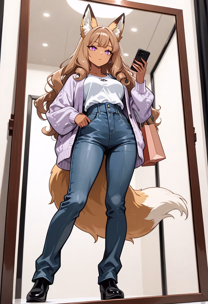 Finally found the perfect fit today! Shopping is exhausting but so worth it when the haul is this cute. What do you guys think? ✨🛍️ #shoppingday #retailtherapy #newoutfit #mallvibes #fashioninspo #weekendmood #aesthetic #treatyourself #outfitcheck #ootd #stylegram #fashionblogger