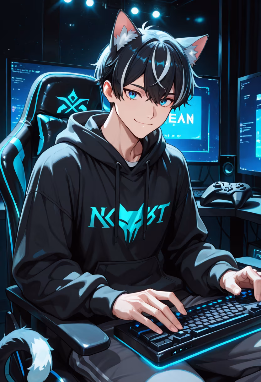 Finally finished the grind and hit top rank! My setup is glowing, and I'm ready to celebrate. What should I play next? #gaming #gamerlife #setupgoals #pcgaming #rankup #streamer #gamingsetup #rpg #twitch #victory #pcsetup #rgb