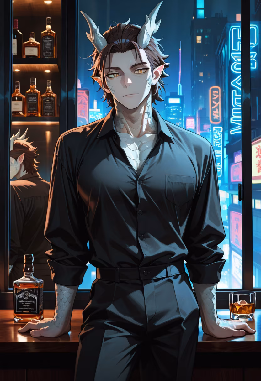Neon lights and city nights. Just me and my drink tonight—who wants to join? 🍸✨ #nightout #citylights #vibes #downtown #cocktails #nightlife #aesthetic #mensfashion #nightwalker #mood #lifestyle #urban
