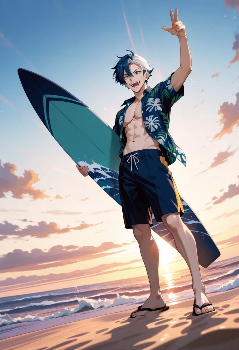 Nothing beats the heat like a day at the beach! Grab your board and let's go. 🌊😎 #beachday #summerfun #surferlife #vibes #sunkissed #oceanview #adventuretime #summervibes #goodtimes #malemodel #beachlifestyle #fitnessmotivation