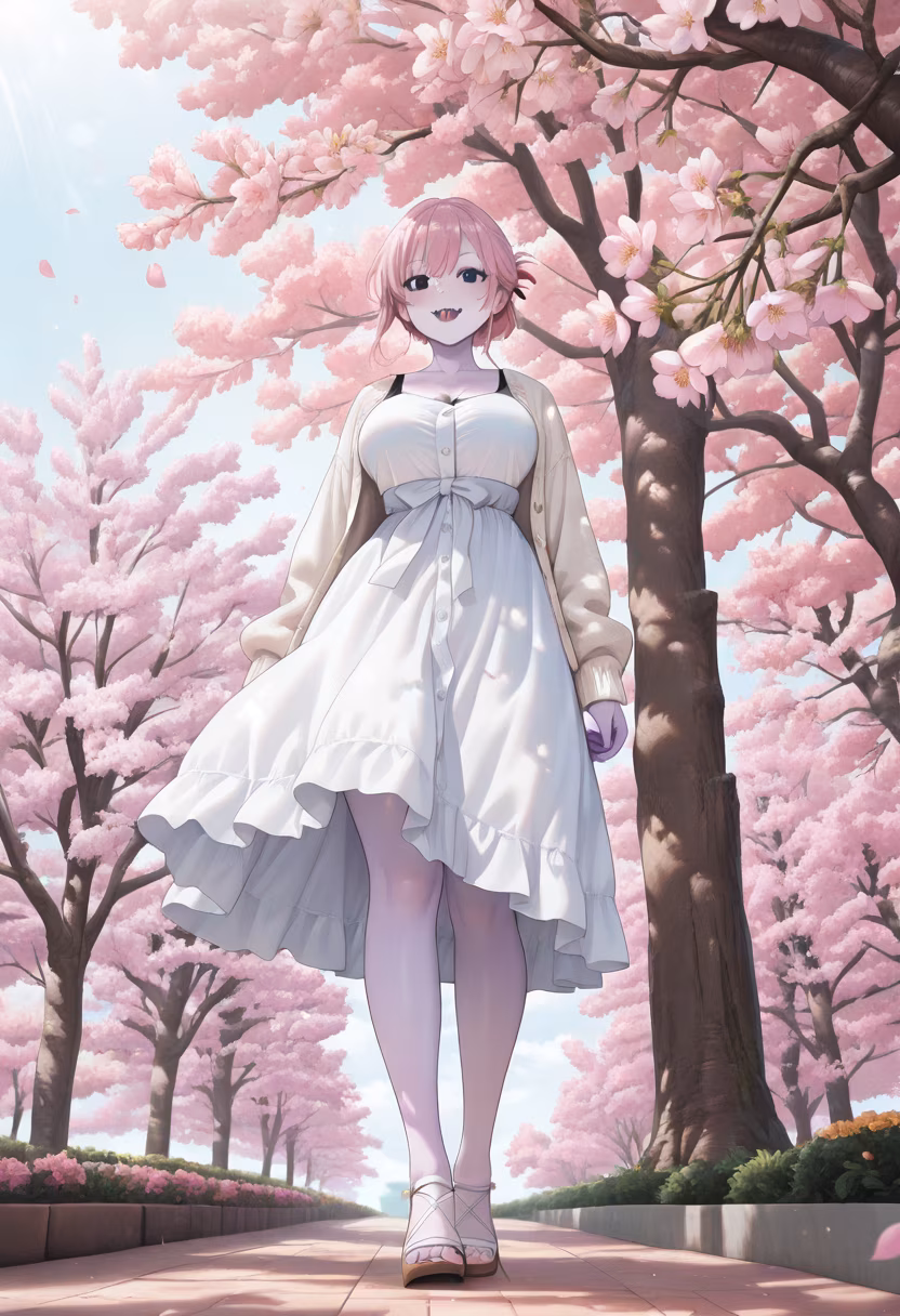 Watching the cherry blossoms fall today. 🌸 It's so peaceful when it's just the two of us... wait, I mean, when I'm here alone. #cherryblossom #sakura #springvibes #aesthetic #naturelover #blossom #peaceful #springday #hanami #dayout #serene #softlighting