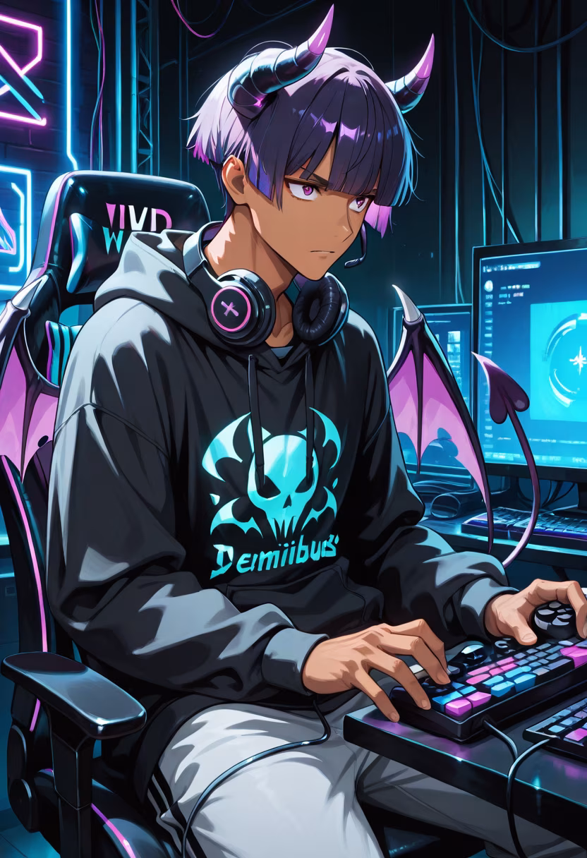 Late night grind, don't disturb me unless you want to see me lose my cool. 🎮✨ #gaming #setup #pcgaming #gamerlife #nightowl #riddick #gamingcommunity #twitchstreamer #rgb #battlestation #stayfocused #proplayer