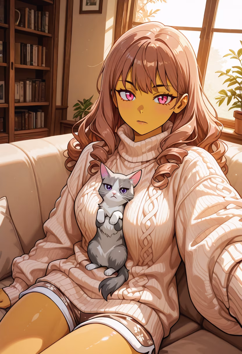 Honestly, this little fluffball is the only reason I'm smiling today. Don't tell anyone I said that! 🐾✨ #meitime #catsofinstagram #furbaby #softerthanclouds #grumpybutcute #cozyvibes #lazyday #petmom #catlife #softestkitty #tsundereenergy #adoptdontshop
