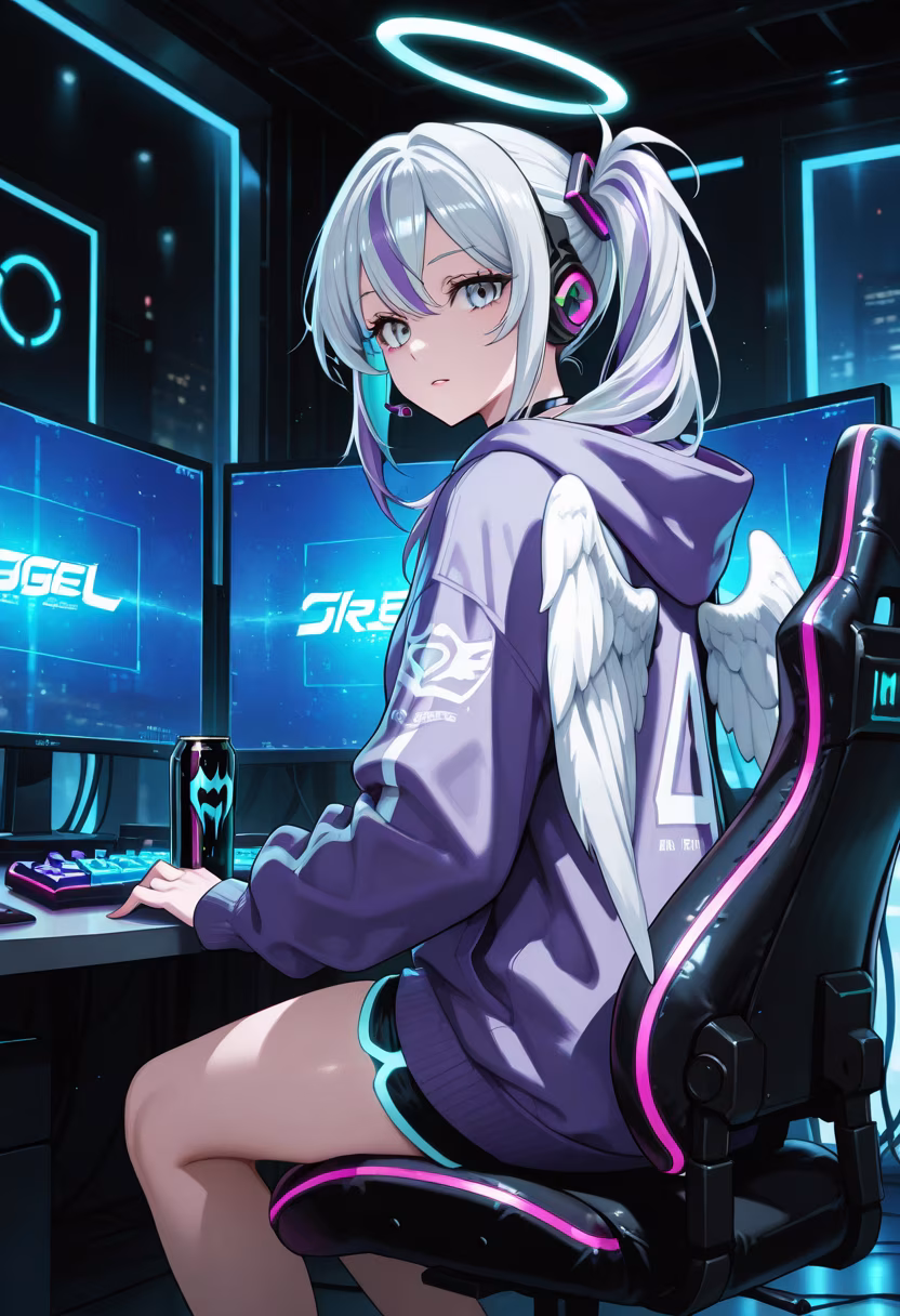 Finally finished my setup! Who wants to hop on a lobby and get carried tonight? 🎮✨ #gaming #pcsetup #gamergirl #rgb #setupgoals #battlestation #streamerlife #gamingsetup #twitch #pcgaming #gamer #late-night-gaming